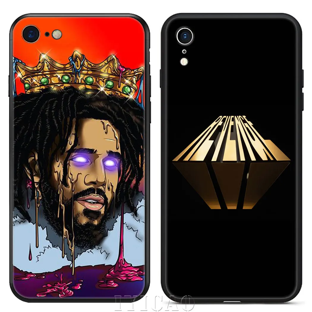Мягкий чехол для телефона IYICAO Rapper J Cole iPhone XR X XS Max 6 6S 7 8 Plus 5 5S SE|Бамперы| |