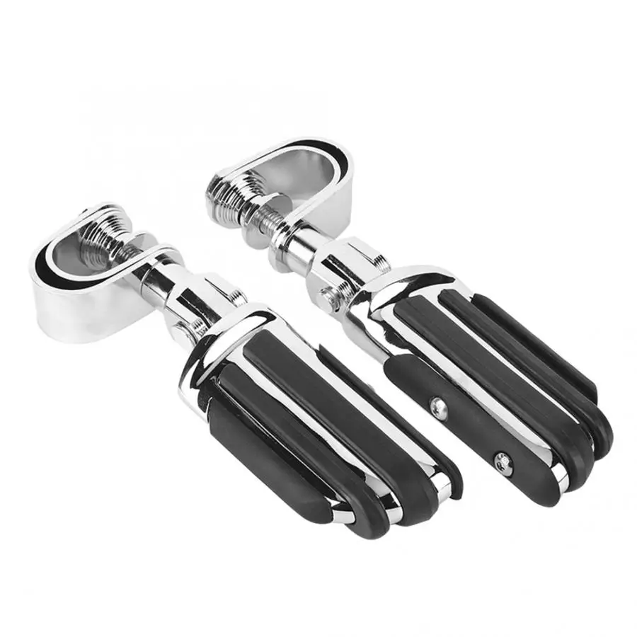 Repose pieds moto Универсальный CNC moto rcycle подставка для ног педаль подходит для Honda серебристый черный Аксессуары для мотоцикла rcycle