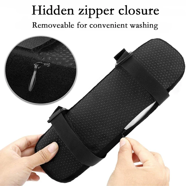 Cuscini Braccioli Memory Foam - Set Da 2 Per Sedia Ufficio, Antiscivolo E Lavabili - Foto 7