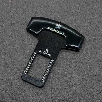 

Car Safety Buckle Clasp Insert Plug Clip Car Seat Belt Card Personality Buckle for Peugeot 206 207 208 307 308 406 407 508 2008