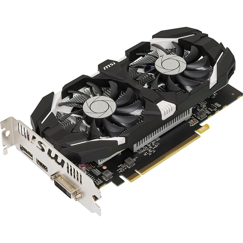 Video card MSI Nvidia GeForce GTX 1050TI, GeForce GTX 1050 Ti 4GT OC