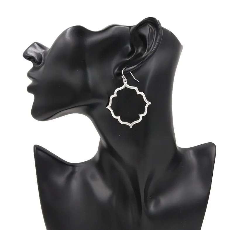 2019-July-New-Arrival-Brushed-Hollow-Out-Flower-Drop-Earrings-Gold-Silver-Tone-Hollow-Out-Rays (4)