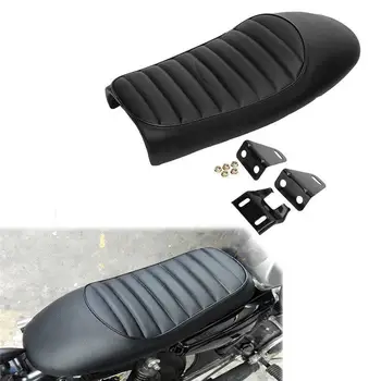 

Motorcycle Seat Saddle Black Hump Cafe Racer Motorcycle Retro Seat Vintage Hump Seat Cushions for Honda CB CL Retro Cafe Racer