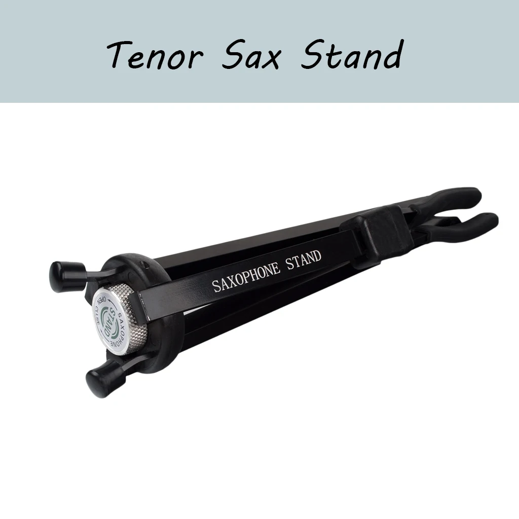 

Portable Foldable Tenor Sax Bracket Tripod Standing Metal Leg Detachable For Tenor Saxophone