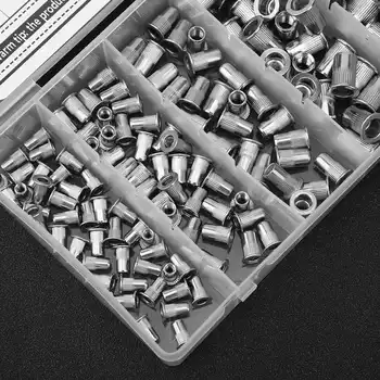 

150Pcs M3-M10 Rivet Nut 304 Stainless Steel for Fastening Piece Hardware Supplies Fasrterens Hardware