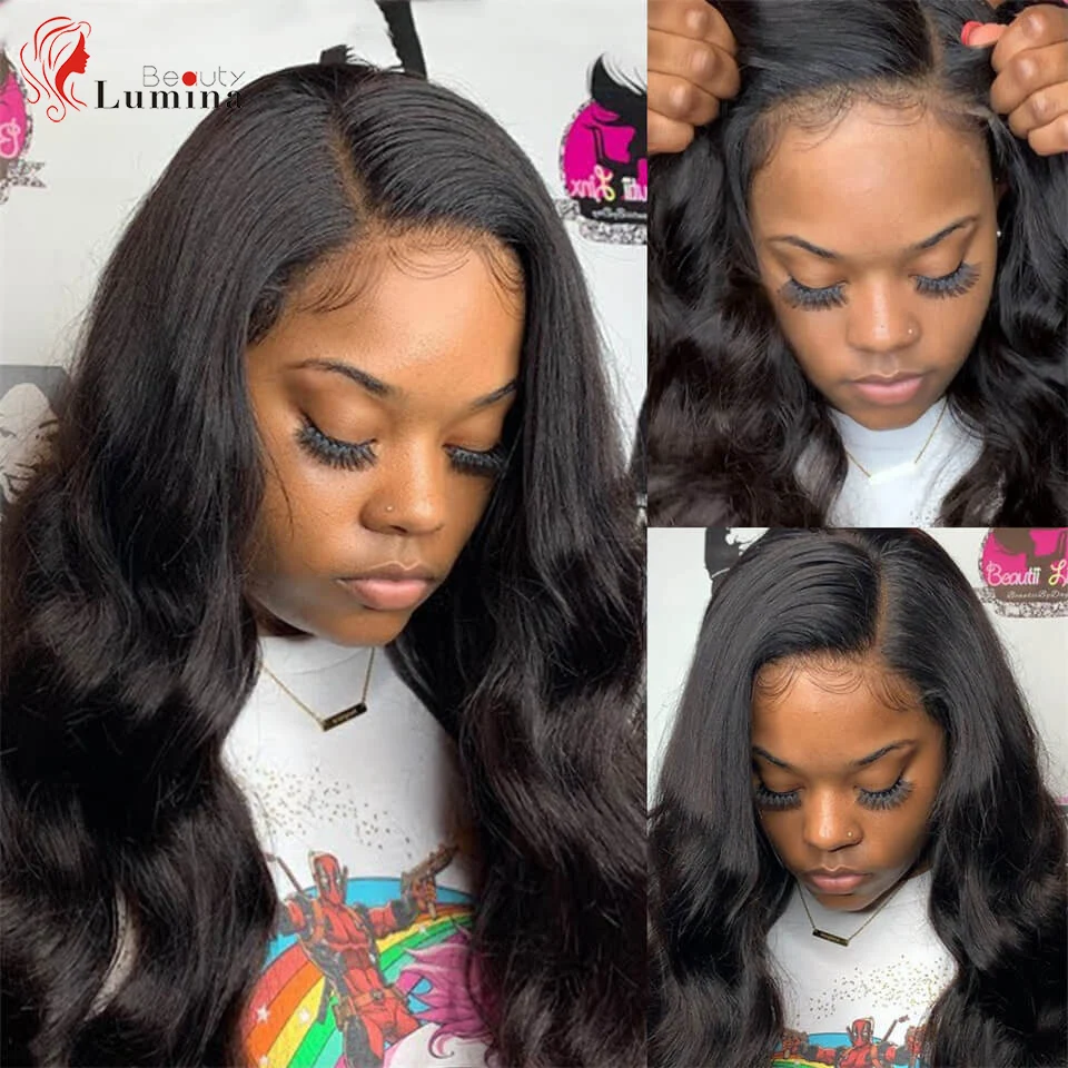 

4x4 6x6 Deep Part Lace Closure Wig Body Wave Wig 180% Density Remy Human Hair Wigs PrePlucked Baby Hair Brazilian Hair Lace Wig