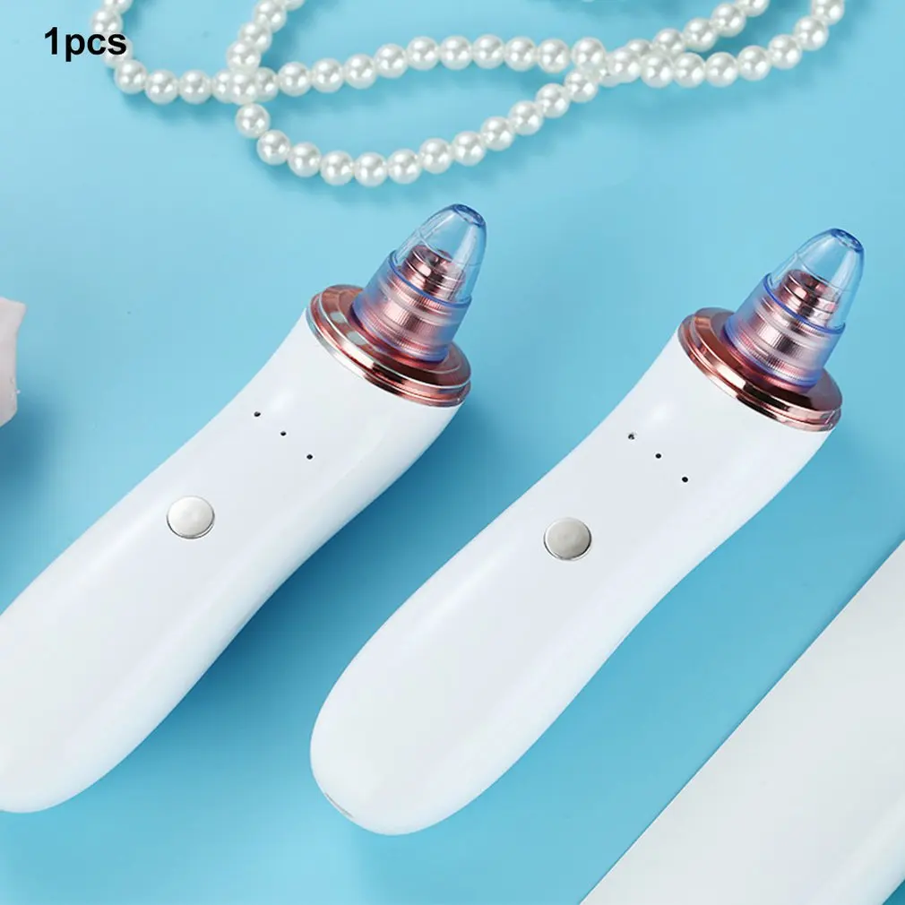 

Portable USB Rechargeable Pores Vacuum Electric Face Pore Cleaner Blackhead Remover Acne Suction Facial Cleaning Tool