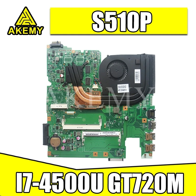 

12293-1 48.4L106.011 motherboard for Lenovo S510P LS41P LS51P motherboard I7-4500U CPU GT720M-2G original work tested