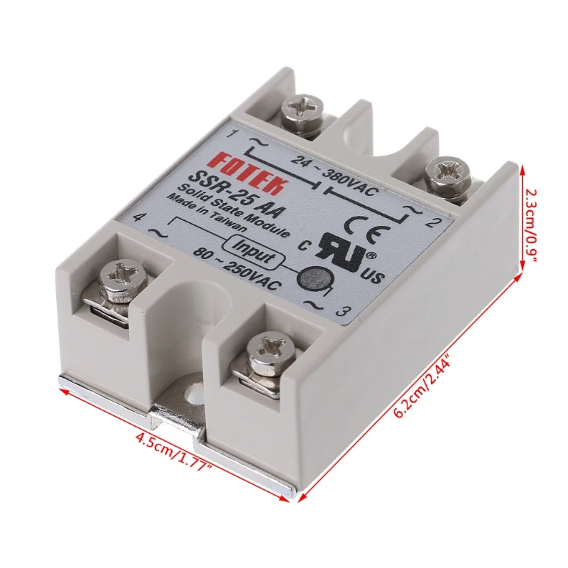 Твердотельные реле Модуль SSR 25 AA 25A 250V на рост от 80 до AC Вход 24 380V