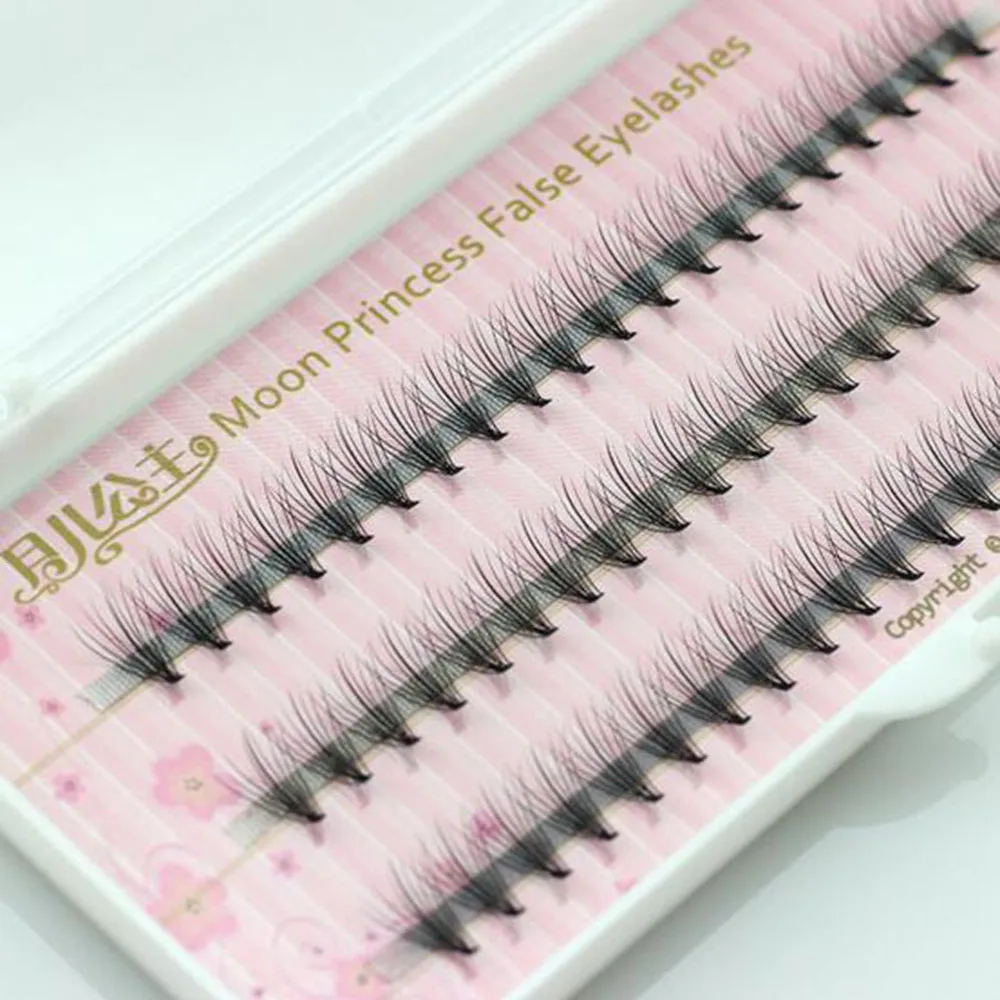 

60pcs 0.1mm Individual Black Natural False Eyelash Cluster Eye Lashes Extension Makeup Tool Extend Eyelash for Beauty