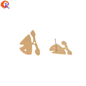 

Cordial Design 100Pcs 17*23MM Jewelry Accessories/Earring Findings/Matte Gold/Fish Head Shape/DIY Making/Hand Made/Earrings Stud