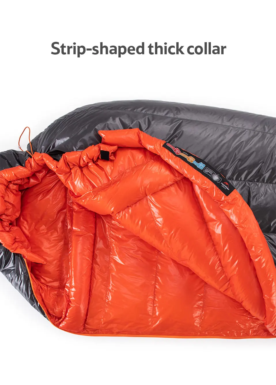 Naturehike открытый кемпинг один Мумия спальный мешок для взрослых утолщение теплый походный дорожный 90% гусиный пух спальный мешок NH19YD001