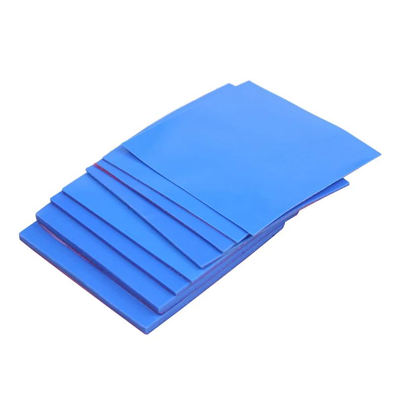 peças almofada térmica espessura gpu cpu dissipador de calor de refrigeração almofada de silicone condutora