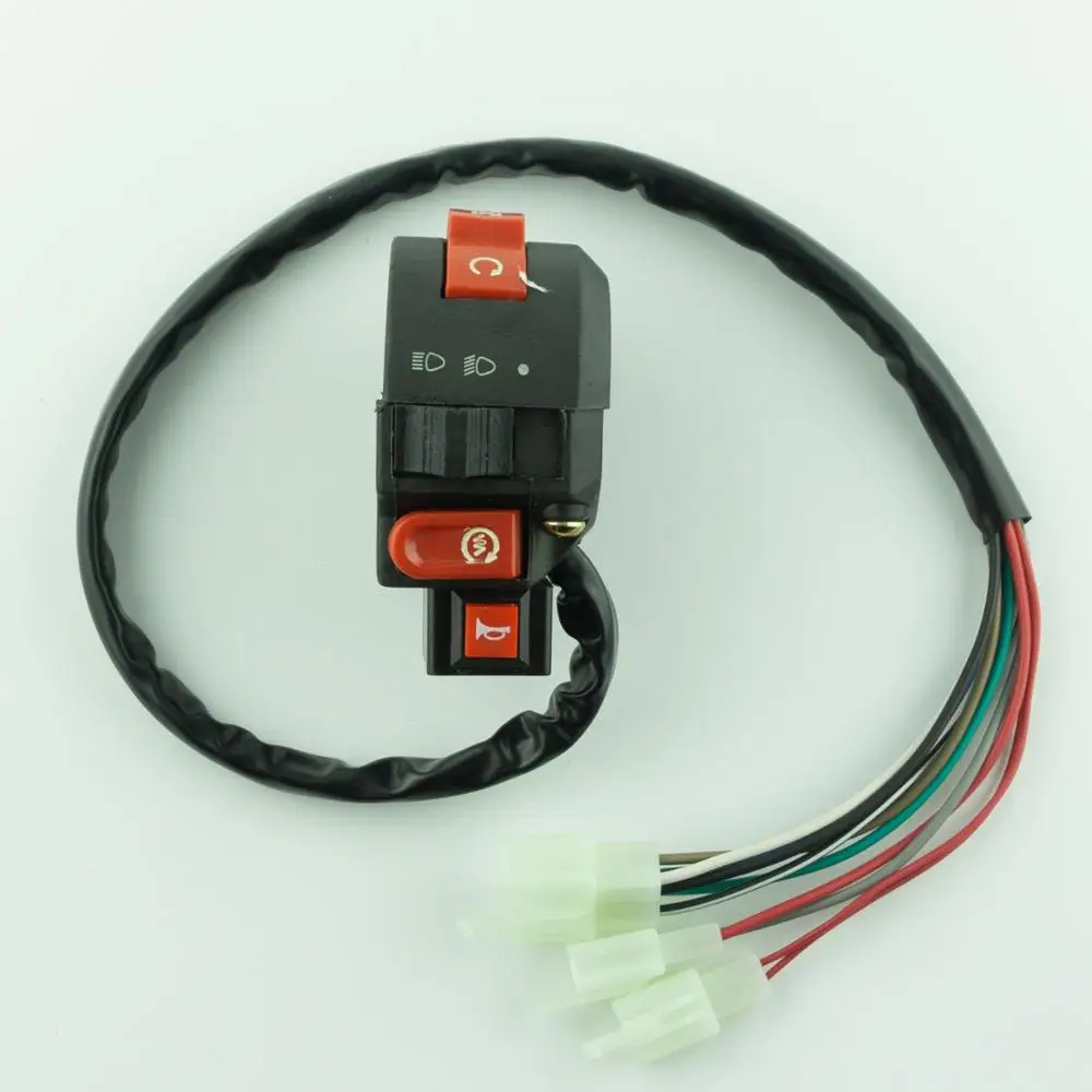 

ATV motorcycle 4 function 110-250CC Kill Switch Electric Start The distance light and Horn Spare Parts