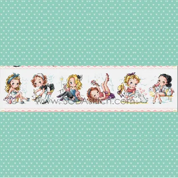 

G70 Stich Cross Stitch Kits Craft Packages Cotton Fabric Floss Counted New Designs Needlework Embroidery Cross-Stitching