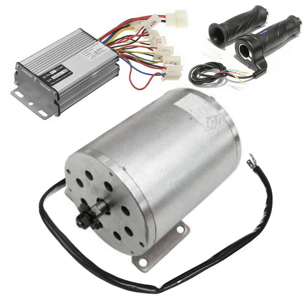 US $184.64 48V 1800W Brushless Electric Start Motor Motor Controller Box Throttle Grip Twist For Go Kart Buggy Pitbike ATV Pocket Bike