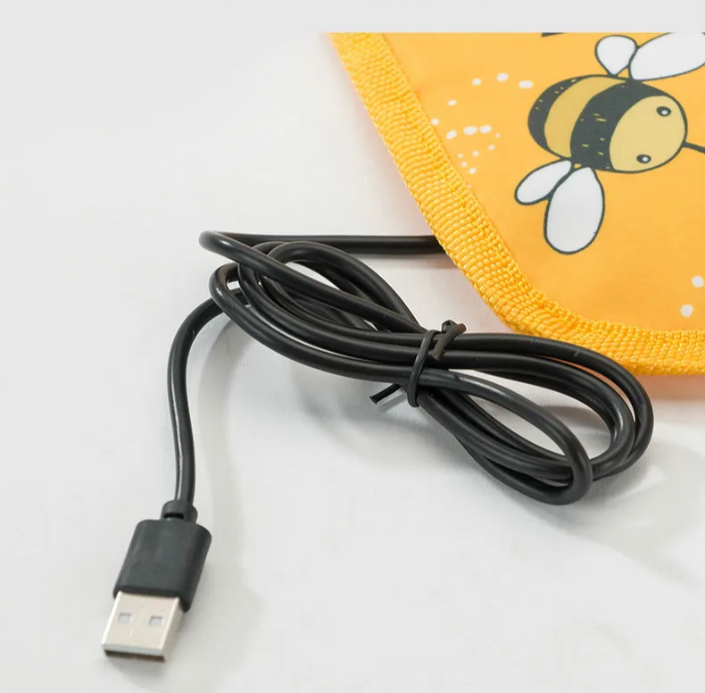 USB грелка для домашних животных, Электрический Водонепроницаемый согревающий коврик с 3 температурными настройками, для кошек или собак, маленьких животных(15,7x23,6 дюйма