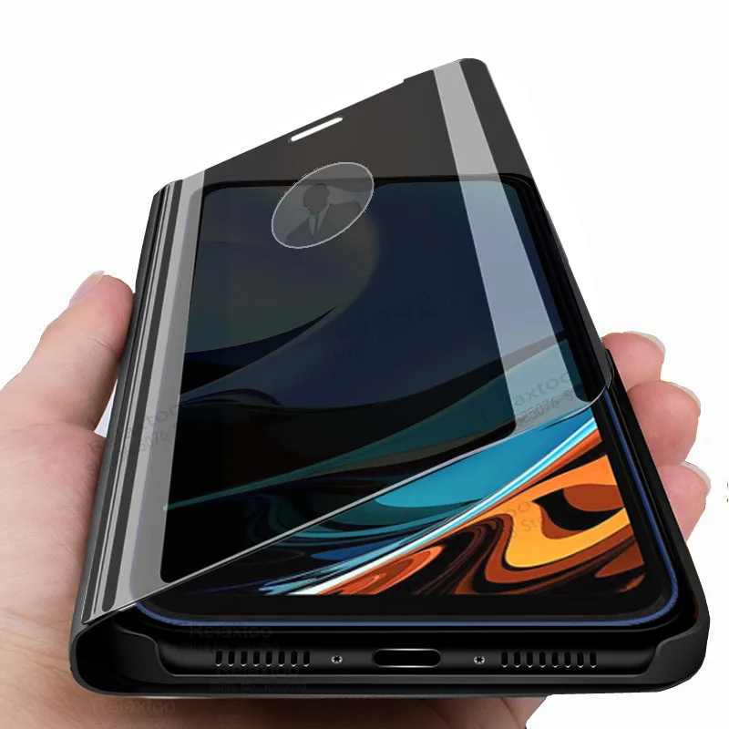 Чехол для xiaomi redmi 9 t умные зеркальные флип-Чехлы t9 xiomi redmi9t Магнитная подставка