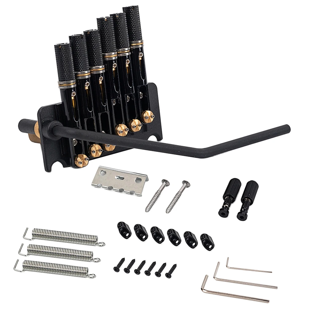 

MagiDeal Black 6 String Removable Headless Electric Guitar Tremolo Bridge