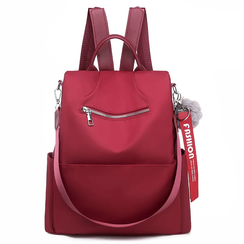 

Backpack Women's 2019 New Style Fashion Korean-style College Style Anti-theft Backpack Multi-functional Shoulder High School Col