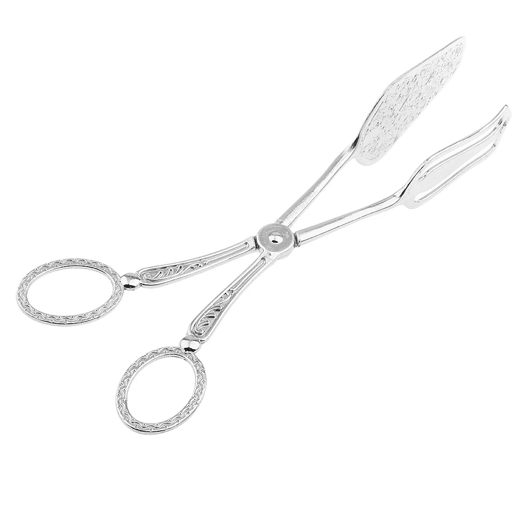 Buffet Tongs Stainless Steel Buffet Party Catering Serving Tongs Kitchen Tongs Salad Tongs Cake Tongs Bread Tongs
