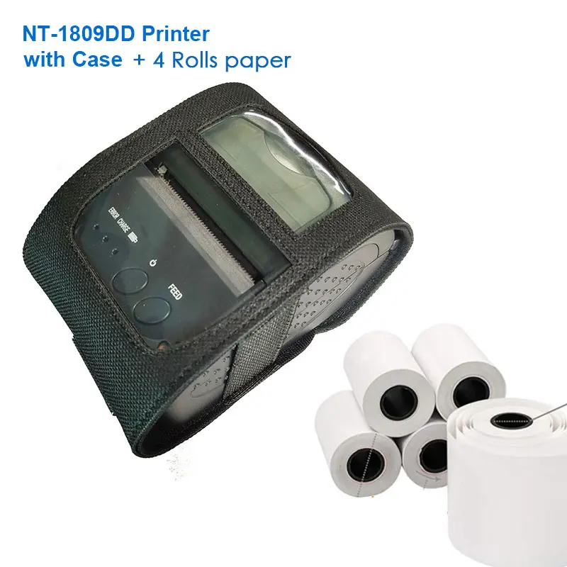 NETUM NT-1809DD 58mm Bluetooth Thermal Receipt Printer for Android IOS Windows AND 5890T RS232 Port Receipt Printer POS Portable mini color printer Printers