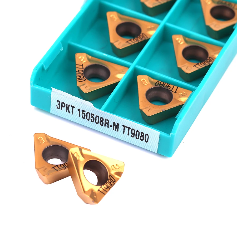 Высококачественные оригинальные твердосплавные пластины 3PKT150508R M TT9080 внешний