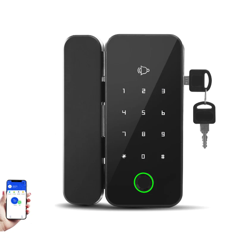 Смарт-датчик отпечатков пальцев NFC-замок для дома и офиса с кодом пароля без рамки