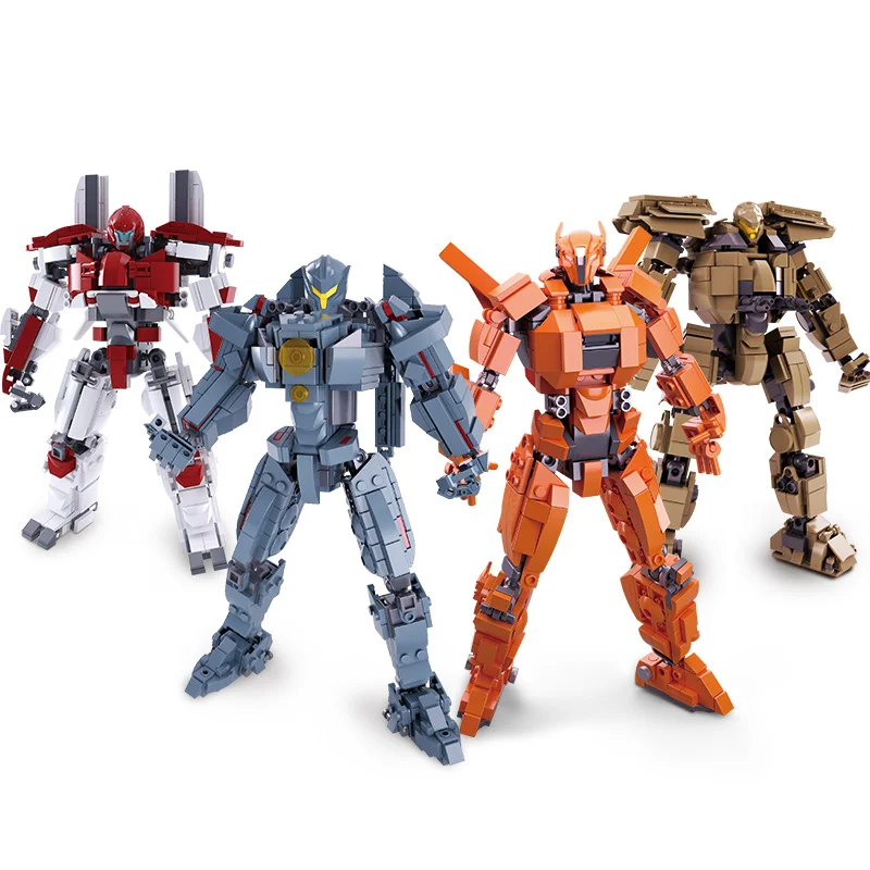 Конструктор робот из серии фильмов Mecha развивающие игрушки сделай сам|Блочные