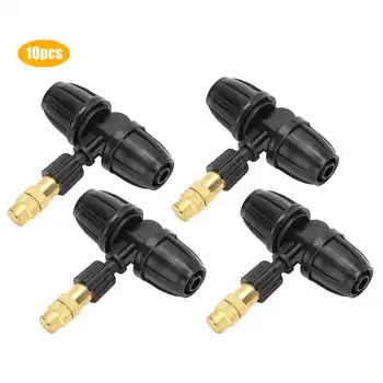 

Sprayer Nozzle 10Pcs Garden Irrigation Tee Atomizing Sprayer Nozzle Misting Sprinkler for 8/11 Water Hose Plastic