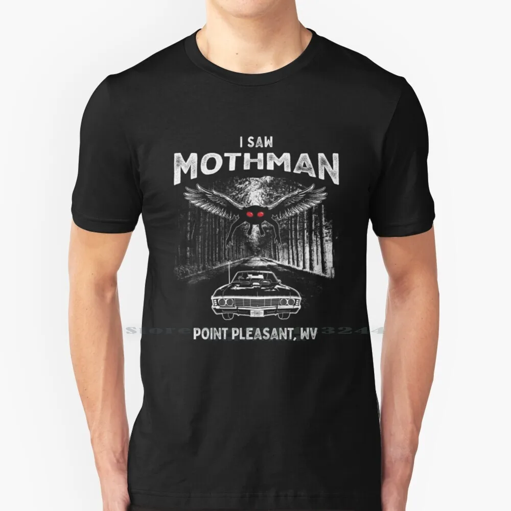 I Saw Mothman , Point Piacevole, Wv 1966 T Shirt Cotton 6Xl Mothman È Reale The Mothman Cryptids Cryptoology Legendary