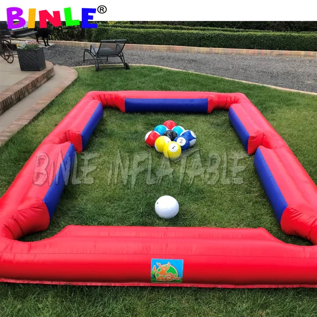 2 # gaint snook bola snookball snooker bilhar futebol 8 Polegada jogo  enorme piscina futebol incluir bomba de ar brinquedo de futebol - AliExpress