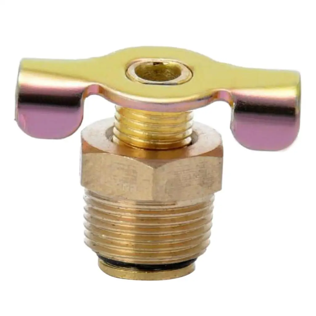 3/8 Inch NPT Brass Drain Valve Air Compressor Drain Valve Tank Replacement Part