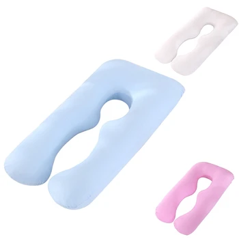 

HOT 70X130cm Pregnant Pillow Sleeping Support Body Cotton U Shape Maternity Pillows Pregnancy Side Sleepers Bedding