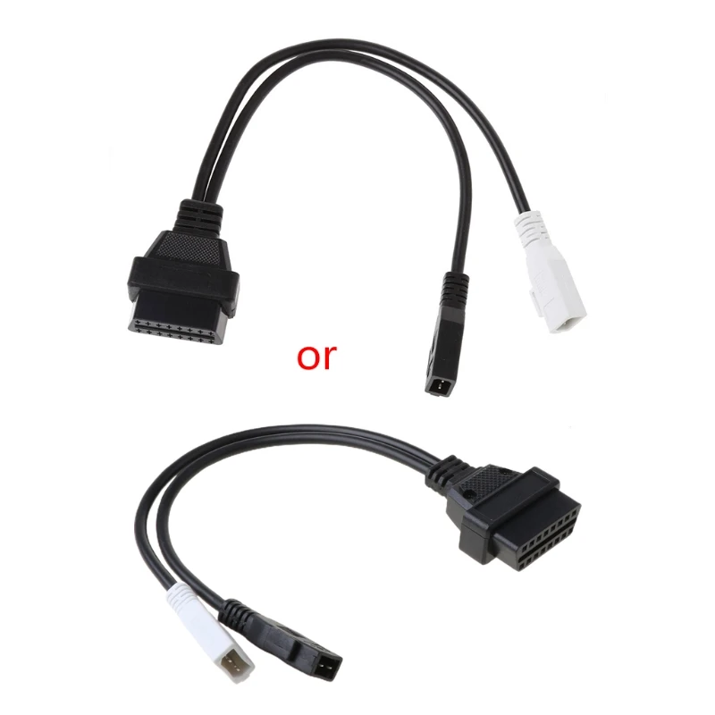 Новый 2X2 pin на 16 Pin Женский OBD2 Диагностический соединительный кабель с адаптером