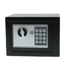 Цифровой Сейф, маленькая мини стальная Сейфовая коробка для денег, безопасная коробка для хранения наличных ювелирных изделий с ключом