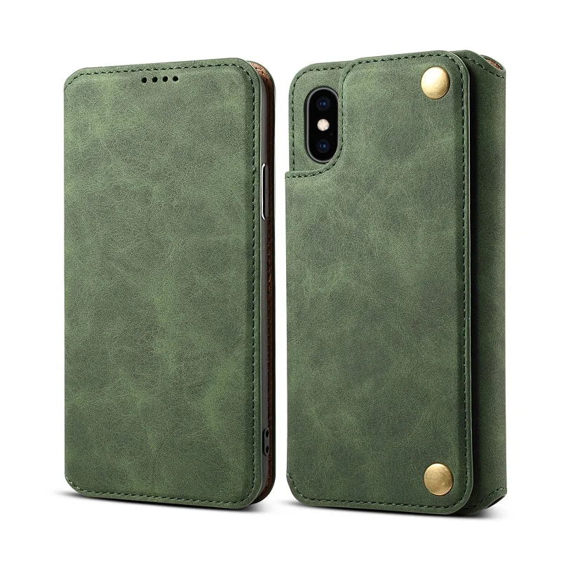 Чехол-книжка из искусственной кожи для iPhone 7 8 Plus, мягкий силиконовый держатель карт на магнитах, чехол-бумажник для iPhone X XSMax XR, роскошный корпус телефона