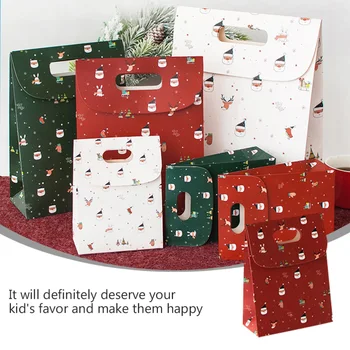 

12pcs Party Gift Case Wrapping Paper Bag Christmas Apple Box Creative Candy Box for Store Shop Party Home