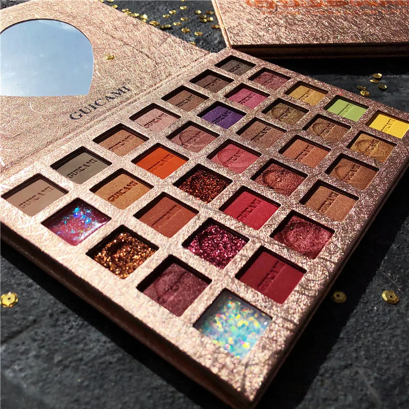 35 Color Eyeshadow Palette Super Fire Glitter Pearl Waterproof Earth Beginner lapiz de ojos maquillage femme |