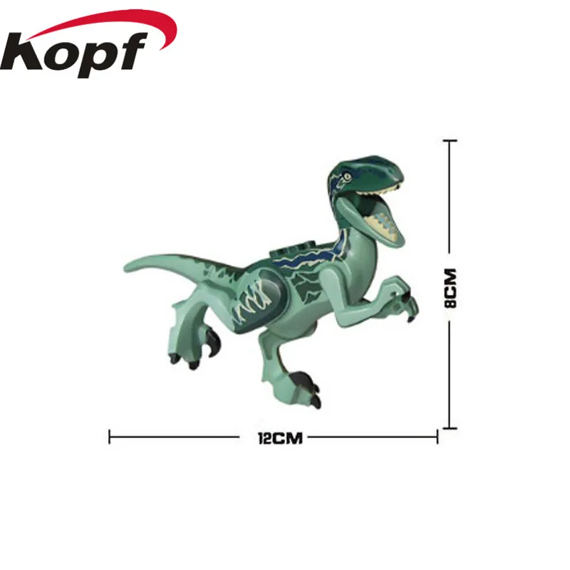 77001-5 20Pcs No Box 20 штук, оптовые продажи, строительные блоки, пластиковые динозавры, дилофозавр, Стигимолох, велоцираптор, фигурки для детей, игрушки, подарок, PG8240 - Цвет: 77001-5 20Pcs No Box