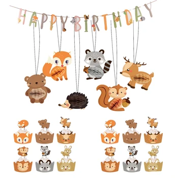 

Dragon Boat Festival creative decoration cartoon animal flag string pendant