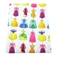 Новинка, 50*140 см, животный принт, пэчворк, хлопок, ткань для детской ткани, домашний текстиль для шитья, кукла тильда, c4154