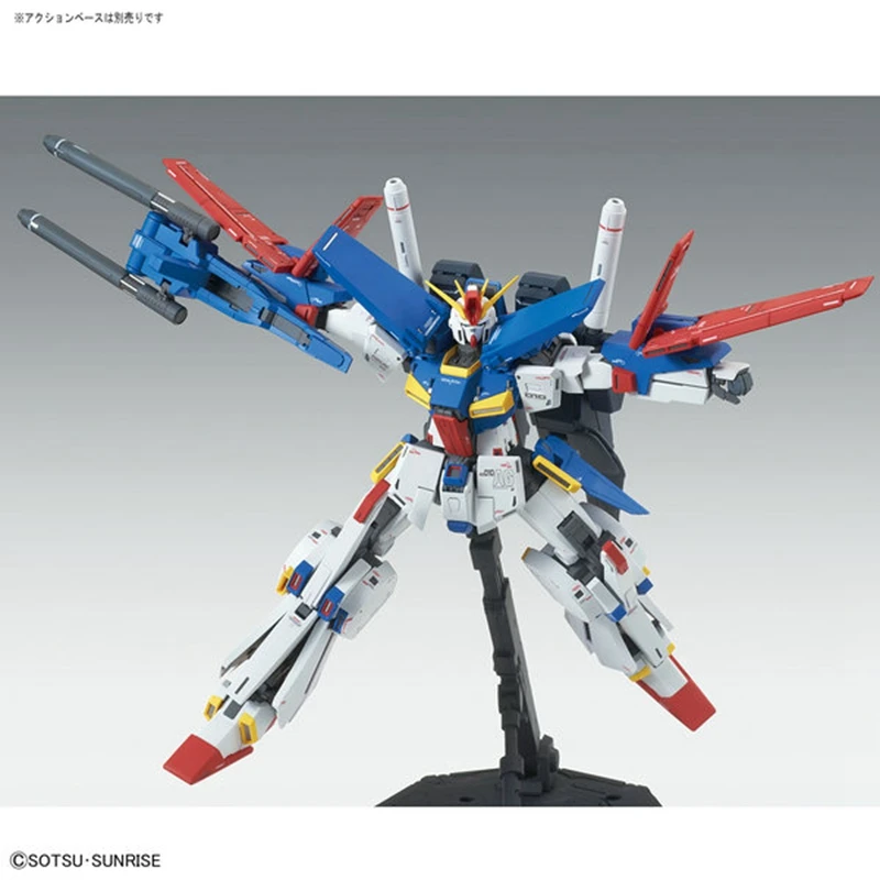Оригинальная Bandai MG 1/100 ZZ Gundam VER. KA Card Edition ПВХ персонаж Модель Детская кукла, игрушка