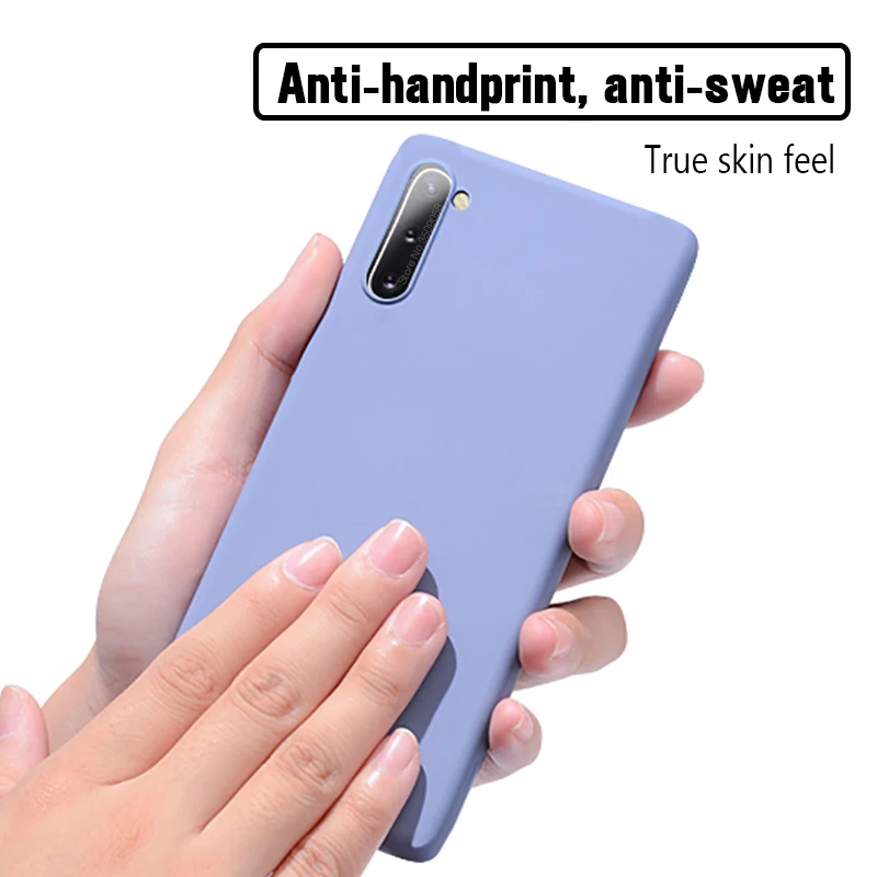Note10 чехол жидкий мягкий, силиконовый, из ТПУ чехол для samsung Galaxy Note 10 Plus Note10Plus Note10+ Not 10 Plus 10+ Coque Fundas