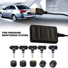 Auto-Tire-Pressure-Monitoring-System Sensors Real-Time-Monitor Security External Tpms Android
