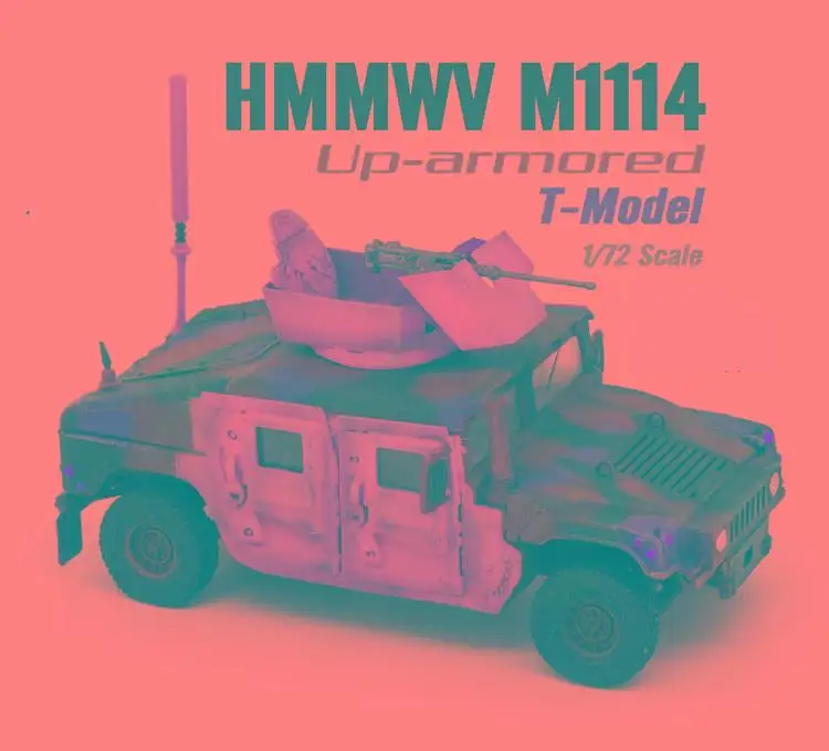 США HMMWV M1114 1/72 Готовая модель бака T-MODEL