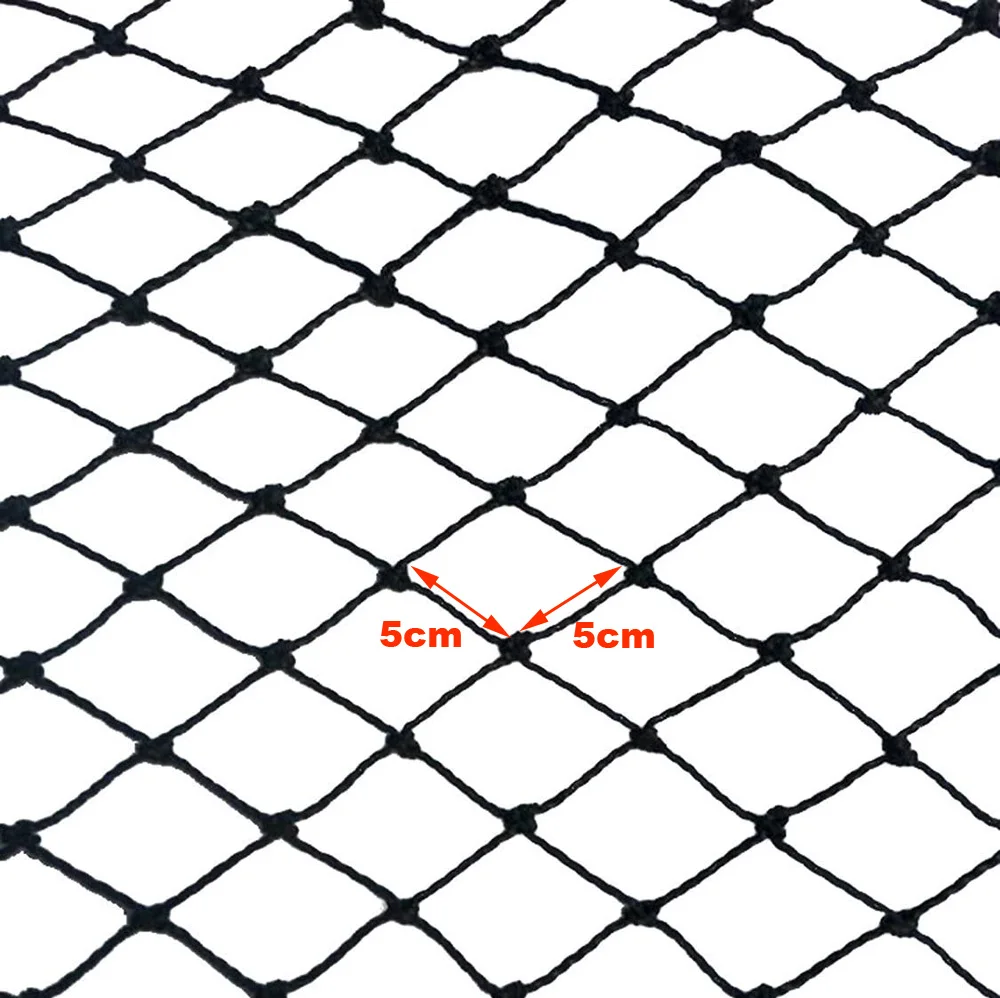 Black Heavy Duty Anti Bird Netting Garden Fence and Crops Protective Fencing  Mesh Anti Bird Deer Cat Dog Chicken Net Fishing Net