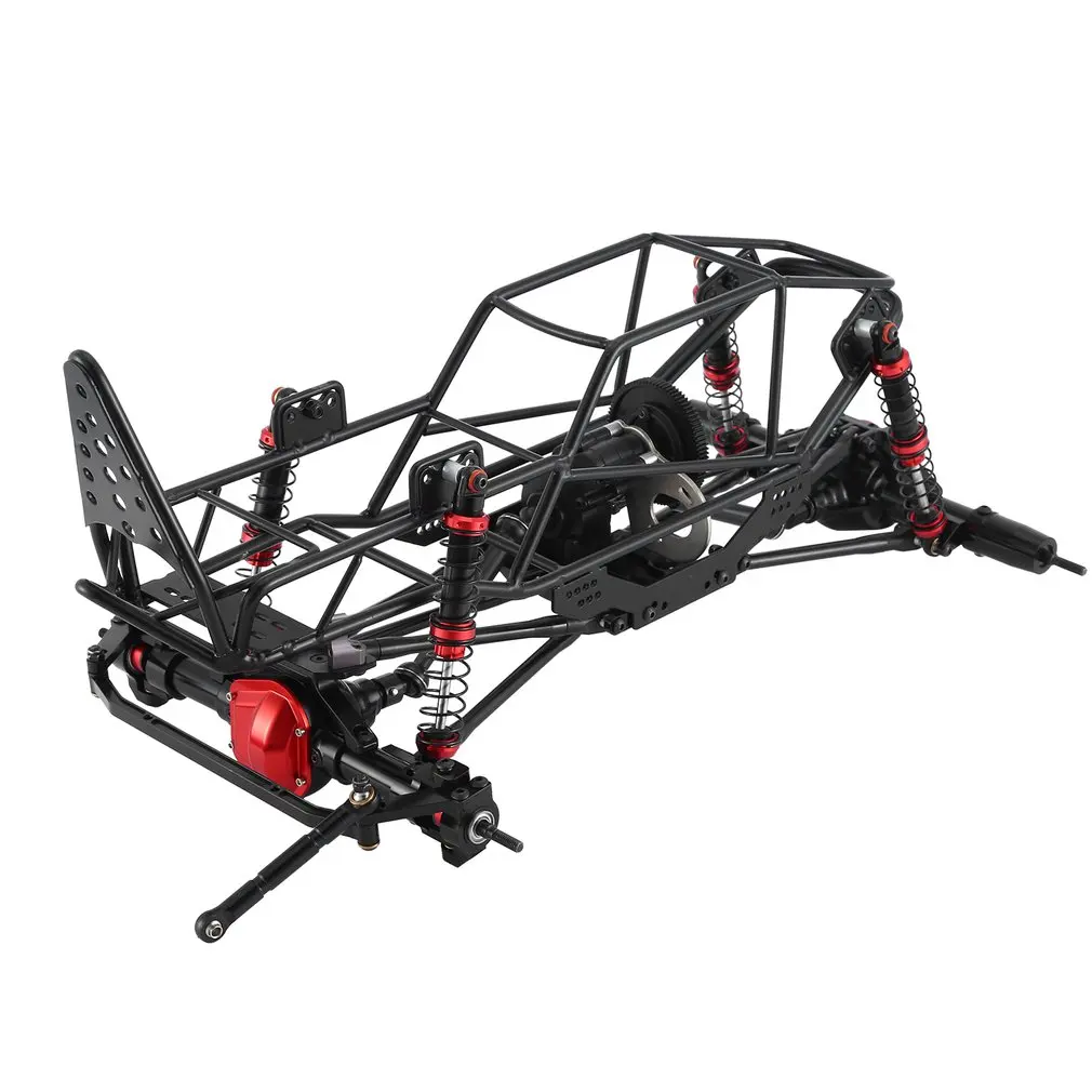 RC Car Chassis Frame Metal Pipe Rack Climbing Car Pipe Rack Crawler Frame For AXIAL SCX10 RC Models Parts