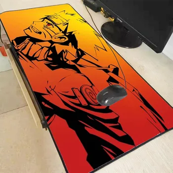 

Naruto 70x30/80x30/90X40cm Large Rubber Keyboard Mat Professional Gaming Mouse Pad Locking Edge Table Mat For PC laptop