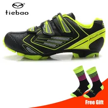 Tiebao велосипедная обувь sapatilha ciclismo mtb chaussure vtt, обувь для горного велосипеда, самозакрывающаяся, для езды на велосипеде, дышащие женские кроссовки для мужчин